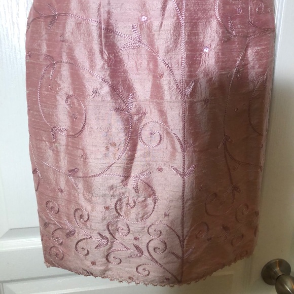 Nanette Lepore Dupioni Silk Sheath Cocktail Dress - Picture 3 of 7